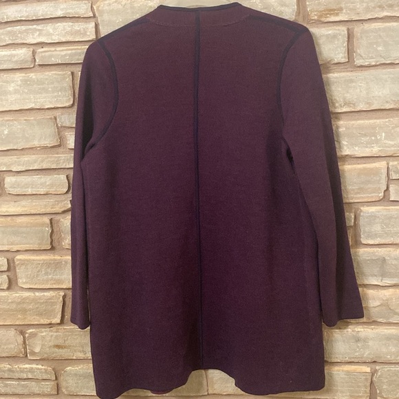 Talbots Pure Merino Wool Open Front Cardigan Sweater Size 1X - Picture 10 of 11